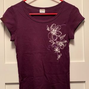 Crazy Shirt Purple Flower Women’s t-shirt